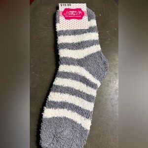 Cozy Striped Fuzzy Socks